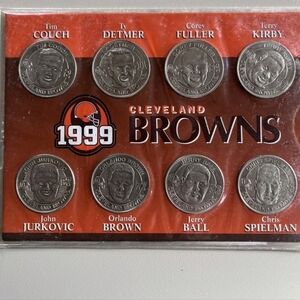 Cleavland Browns 1999 Collector Coin Set - Orange